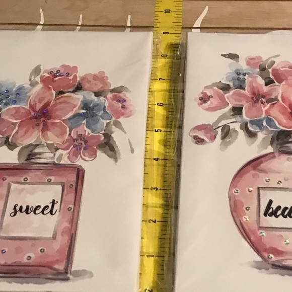 New “Dreams DON’T WORK UNLESS YOU DO” 5 Pcs Wall Art: Purse, Heel, Sweet, Beauty - Picture 12 of 16